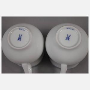 Meissen Paar Mokkatassen