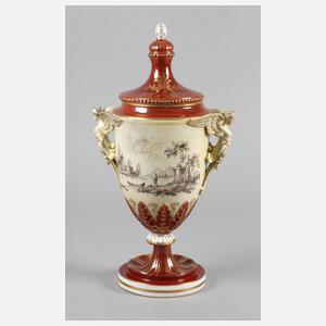 Potschappel Dresden Deckelamphore