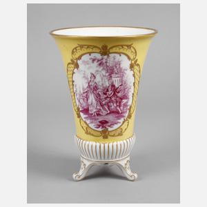 Fraureuth Vase Watteauszene