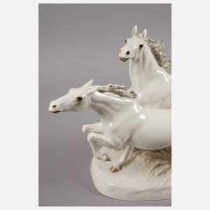 Hutschenreuther große Pferdegruppe