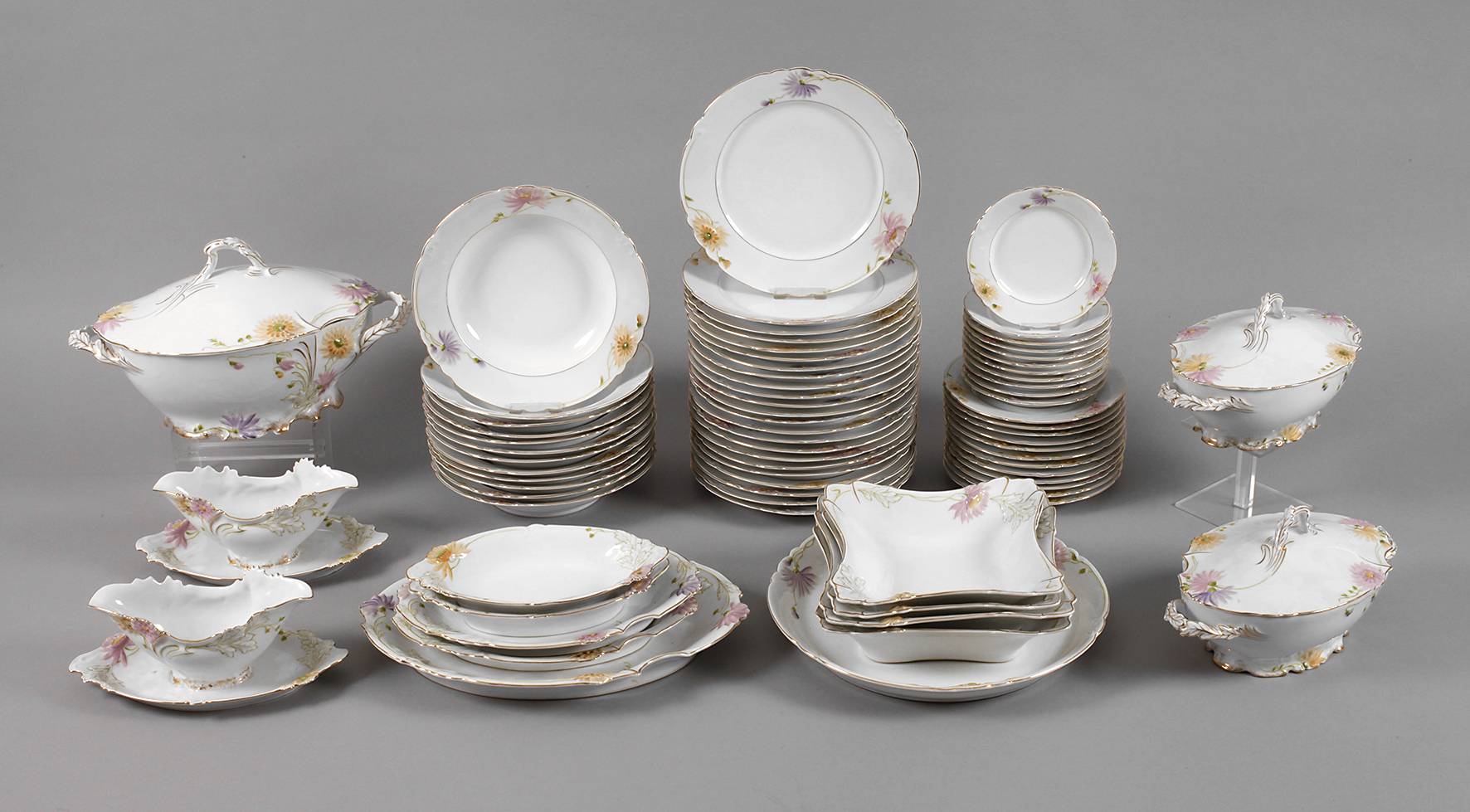 Hutschenreuther großes Jugendstil-Speiseservice