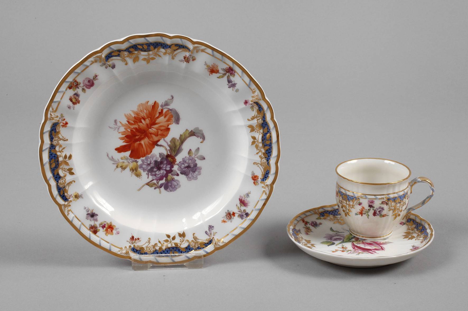 KPM Berlin Mokkagedeck Stadtschloss Breslau