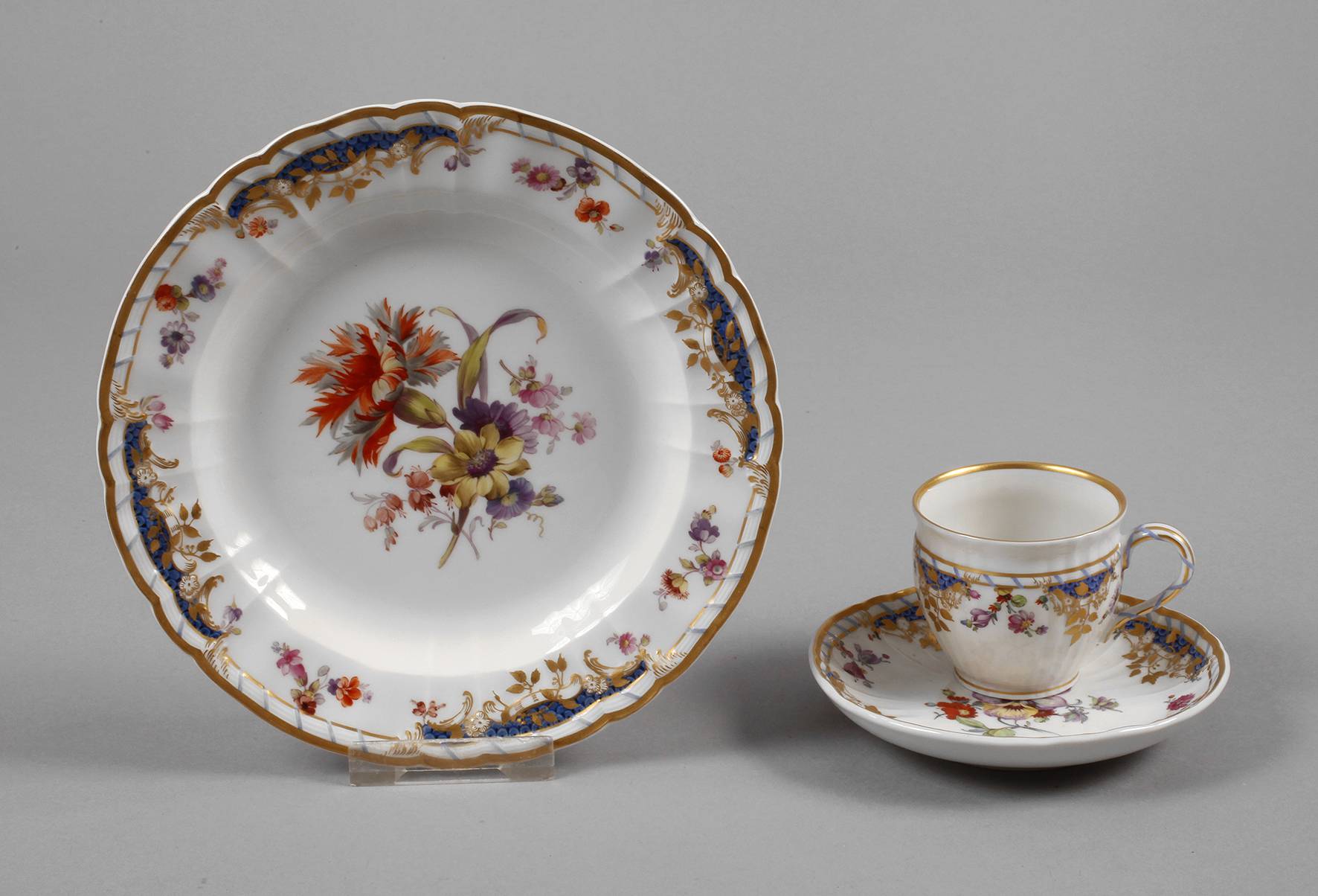 KPM Berlin Mokkagedeck Stadtschloss Breslau