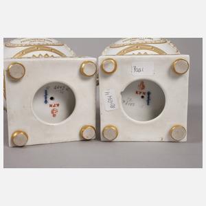 KPM Berlin Paar Deckelvasen