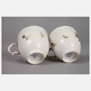 Ludwigsburg acht Teile Schuppendekor