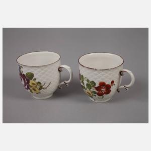 Ludwigsburg acht Teile Schuppendekor