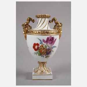 Meissen Amphorenvase mit Bacchanten