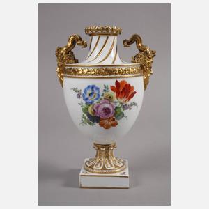 Meissen Amphorenvase mit Bacchanten
