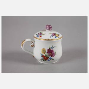 Meissen Deckeltasse Marcolinizeit