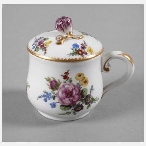 Meissen Deckeltasse Marcolinizeit