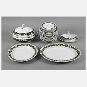 Meissen Speiseservice Weinlaubdekor