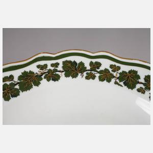 Meissen Teller Weinlaub mit Gold