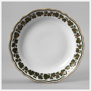 Meissen Teller Weinlaub mit Gold