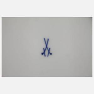 Meissen zwei Gedecke Rote Rose