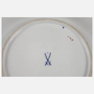 Meissen Prunkteller ”Eichenlaub”