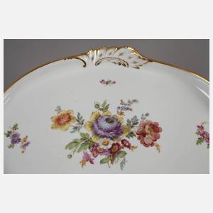 Meissen Tablett Blütenbukett