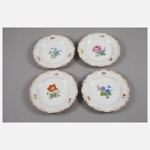 Meissen vier Gedecke