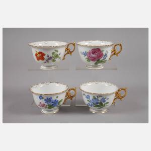 Meissen vier Gedecke