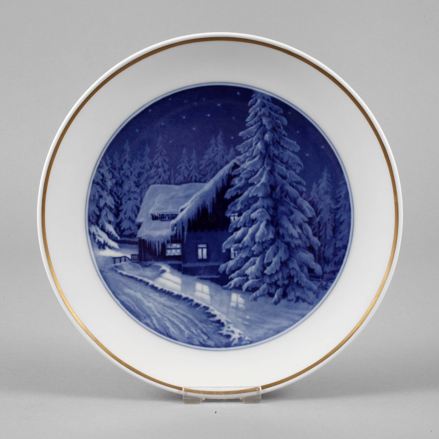 Meissen Weihnachtsteller 1954