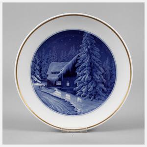 Meissen Weihnachtsteller 1954