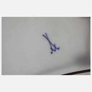 Meissen Teller gelber Drache