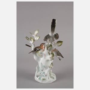 Meissen ”Finken mit Sperber am Nest”