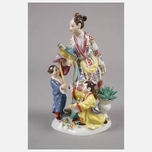 Meissen ”Japaner mit Kindern”