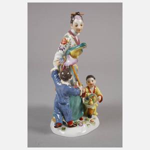 Meissen ”Japaner mit Kindern”