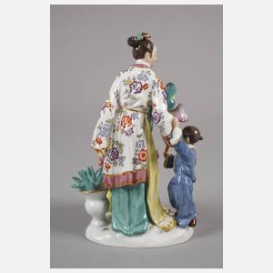 Meissen ”Japaner mit Kindern”