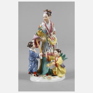 Meissen ”Japaner mit Kindern”