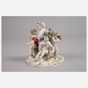 Meissen Allegorie ”Die fünf Sinne”