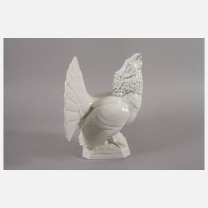 Meissen balzender Auerhahn