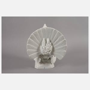 Meissen balzender Auerhahn