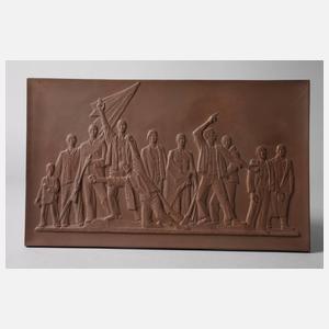 Meissen Platte ”Gedenkstätte Buchenwald”