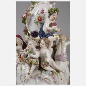 Meissen Tafelaufsatz mit Sockel