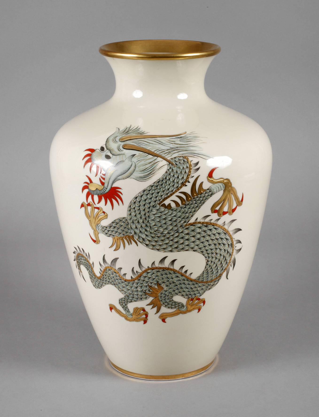 Rehau Bodenvase mit Drachenmotiv