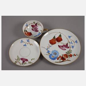 Rosenthal zwei Gedecke Handmalerei