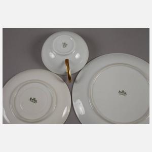 Rosenthal zwei Gedecke Handmalerei