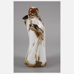 Rudolstadt figürliche Schnapsflasche als Tod