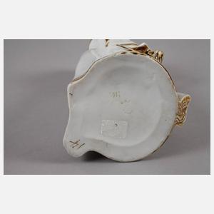 Rudolstadt figürliche Schnapsflasche als Tod