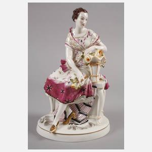 Schwarzburg ”Figur mit Rosenkorb”