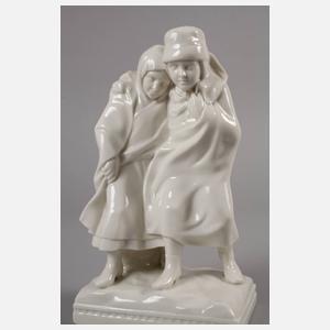 Schwarzburg Figurengruppe ”frierende Kinder”