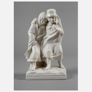 Schwarzburg Figurengruppe ”frierende Kinder”