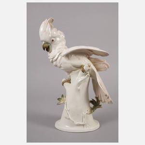 Schwarzburger Werkstätten großer Papagei