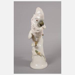 Schwarzburger Werkstätten großer Papagei