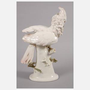 Schwarzburger Werkstätten großer Papagei