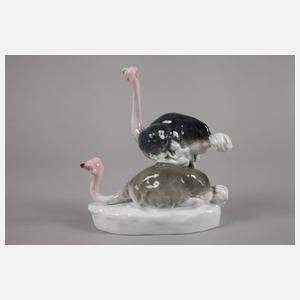 Volkstedt Straußenpaar