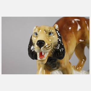 Volkstedt Tiger Art déco