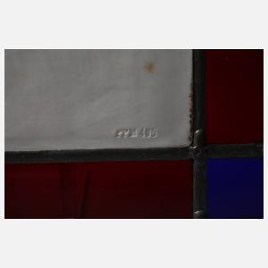 Zwei bleiverglaste Lithophanien