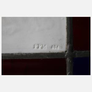 Zwei bleiverglaste Lithophanien